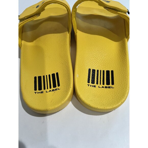 The Label LTD BOS Slides in Yellow - Picture 4 of 7